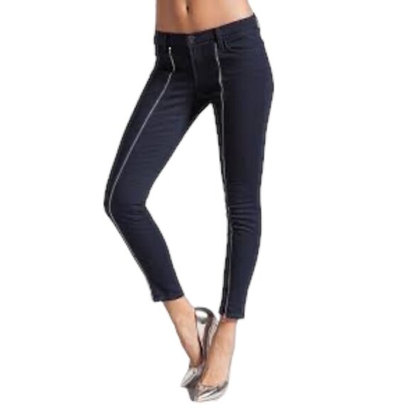 J Brand Jewel Zipper Front Skinny Jeans 29 - Picture 1 of 5
